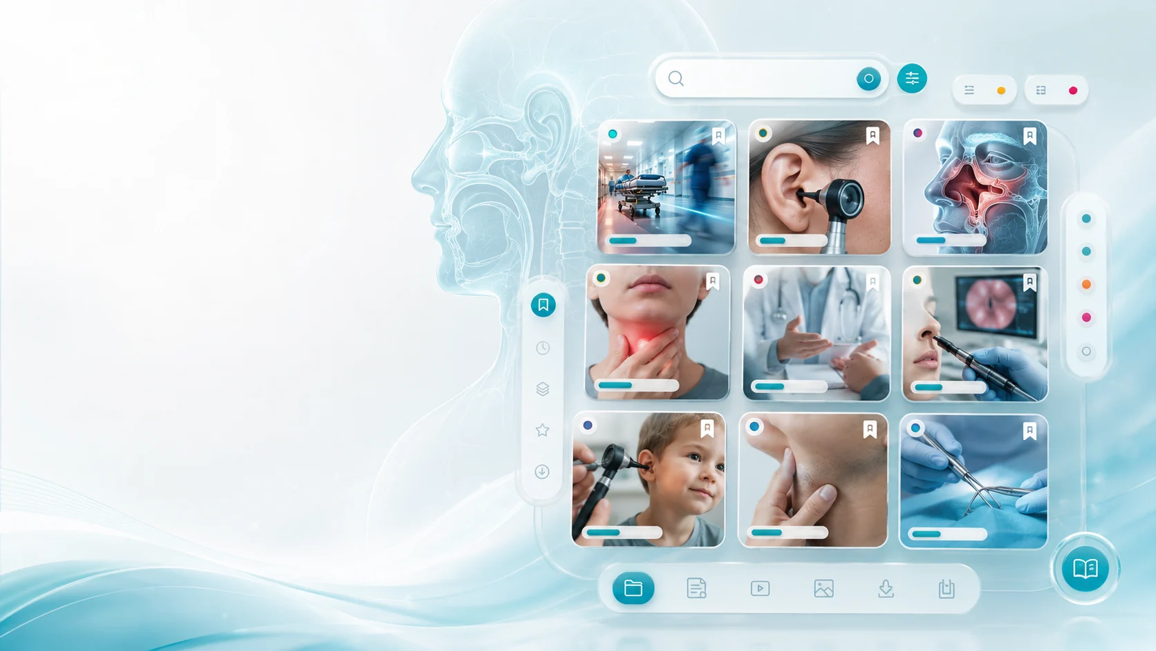ENT Induction interactive course and module library preview